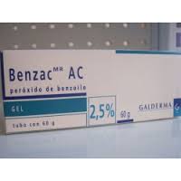 Benzac-A-C Gel 2.5% 60gr, Benzoyl peroxide