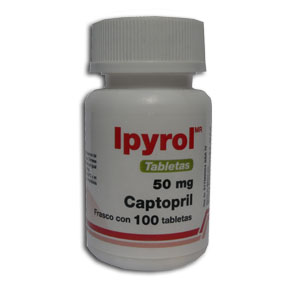 Generic Capoten 50mg 100 tabs, Captopril