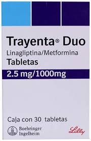 Trayenta DUO 2.5mg/1000mg 30 tabs, Linagliptin, Metformin