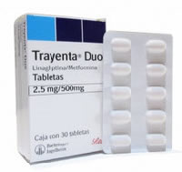 Trayenta DUO 2.5mg/500mg 30 tabs, Linagliptin, Metformin