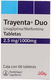 Trayenta DUO 2.5mg/1000mg 60 tabs, Linagliptin, Metformin