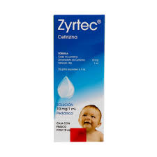 Zyrtec 10mg 1ml PED SOL FCO 10ML, Cetirizine