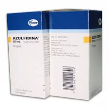 Azulfidine 500 mg 60 Tabs, Azulfidine Sulfasalazine