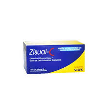 Zisual-C 50mg 2.5mg 180mg 35 mg, Lidocaine, Hydrocortisone, Zinc Oxide