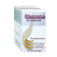 Aciclovir (Ziverone) SUSP 200mg 5 ml, 120 ml