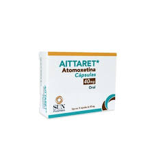 Aittaret 40mg 14 Caps, Atomoxetine, Strattera