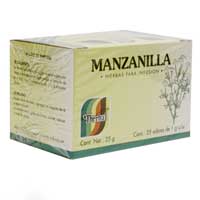 Manzanilla Therbal contains 36 envelopes of Chamomile