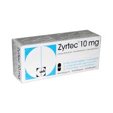 Zyrtec 10mg 20 Tabs, Cetirizine